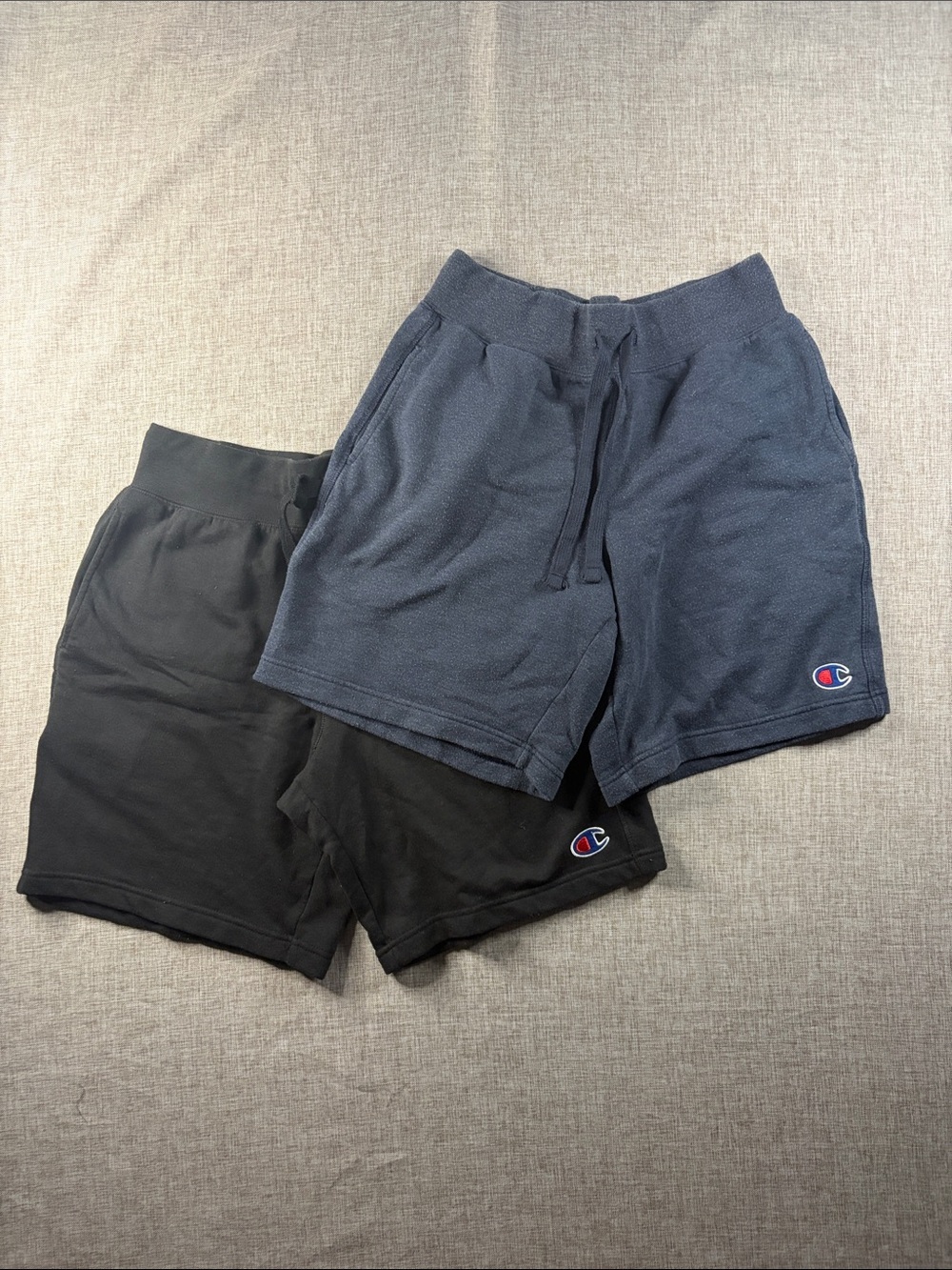 Champion Two-Pack Athletic Shorts in Navy and Black